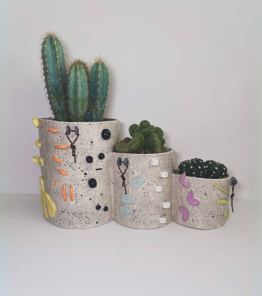 Maceta Triple Claymbers
